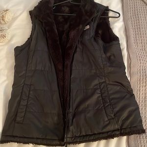 North Face reversible vest